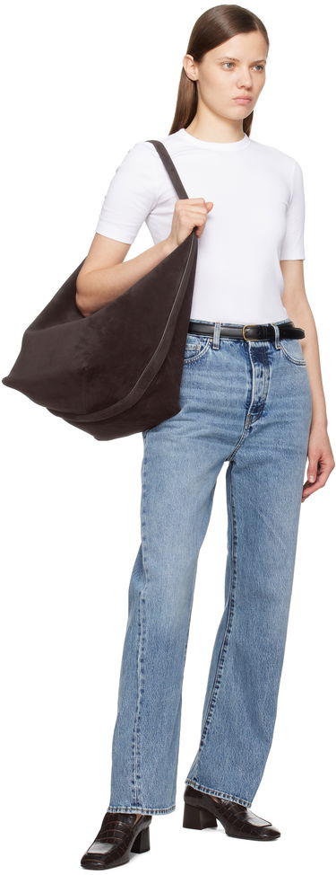 Tote bag TOTEME TOTEME Suede Tote Bag Črna | 234-WLGBG038-LE0004, 3