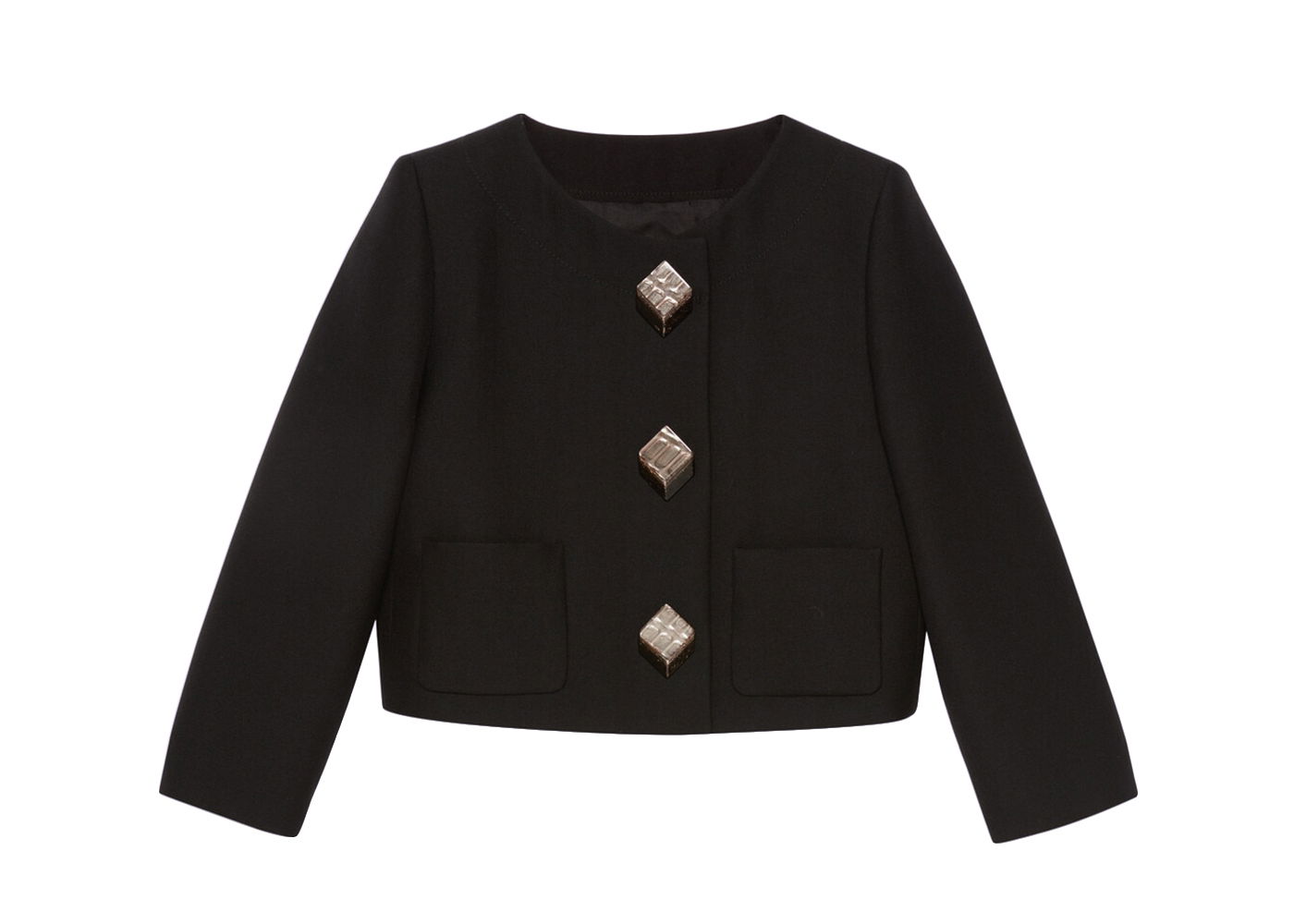 Jakna Gucci Dry Wool Jacket Črna | 731312 ZAK4N 1000, 0