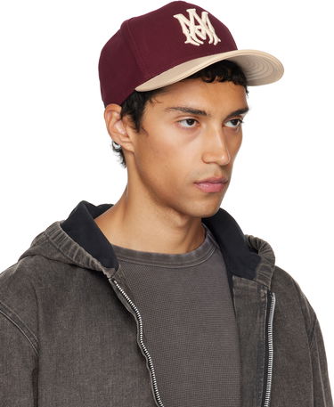 Kapa AMIRI AMIRI Two Tone Canvas Cap Bordo | AMHACP1068, 1