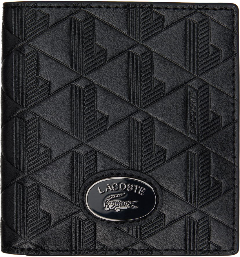 Denarnica Lacoste Lacoste Nomogramme Compact Wallet Črna | NH4575MR_000