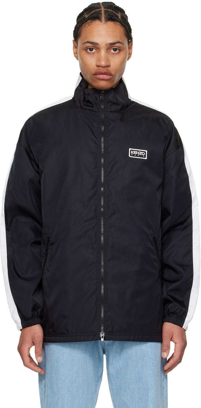 Jakna KENZO Black Paris Track Jacket Črna | FE55BL1619OA