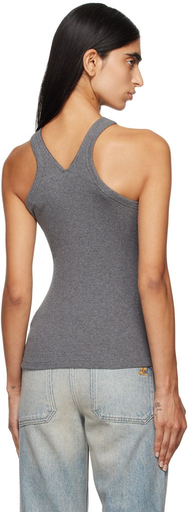 Majica brez rokavov Courrèges Criss Cross 90s Style Tank Top Siva | 324JDE079JS0165, 2