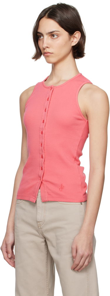 Majica brez rokavov JW Anderson JW Anderson Buttoned Tank Top Roza | JO0266-PG1512, 3