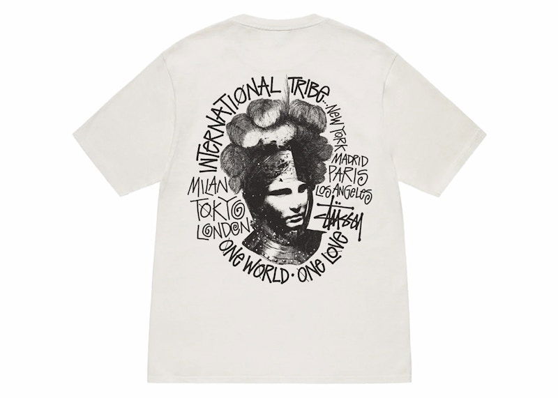 Majica Stüssy Camelot Pigment Dyed Graphic T-Shirt Bela | 1905005-1001