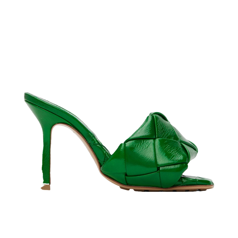 Superge in čevlji Bottega Veneta Lido Mules "Green" Zelena | 608854 V2PT0