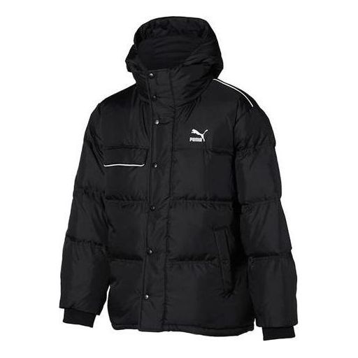 Puhovka Puma Street Style Logo Down Jacket Črna | 929836-01