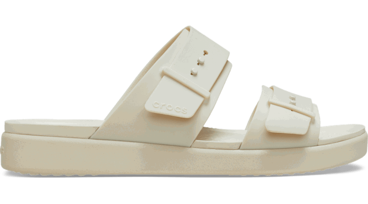 Superge in čevlji Crocs Brooklyn Buckle Low Sandals Bež | 211215-0LH