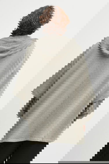 Pulover Rick Owens Rick Owens DRKSHDW Tommy Hustler Hoodie Siva | DU02E7271.FGMJGM, 2