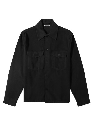 Jakna OUR LEGACY Evening Overshirt Black Brushed Cotton Črna | M4201EBBC