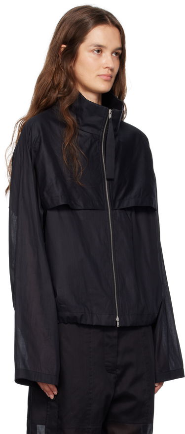 Jakna Jil Sander Jil Sander Cotton Muslin Zip Up Jacket Črna | J01SW0009_J45014, 1