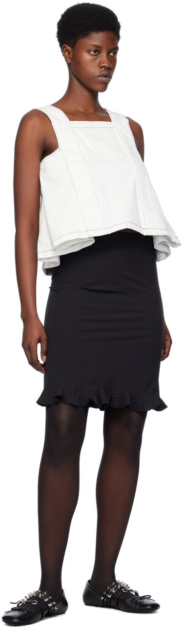 Krila We11done We11done Flared Midi Skirt Črna | WD-SK0-24-271-W-BK, 3