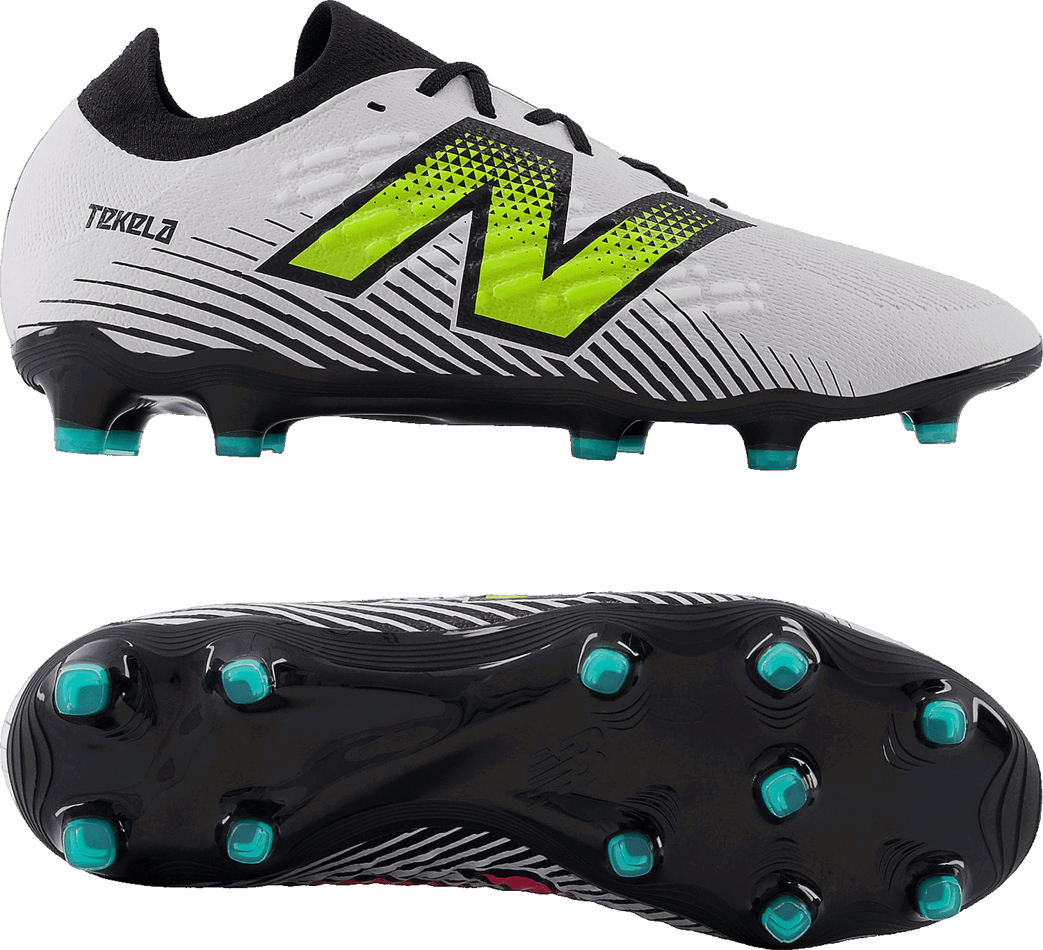 Superge in čevlji New Balance Tekela Magia Low Laced FG v4+ Bela | st2fl-h45, 1