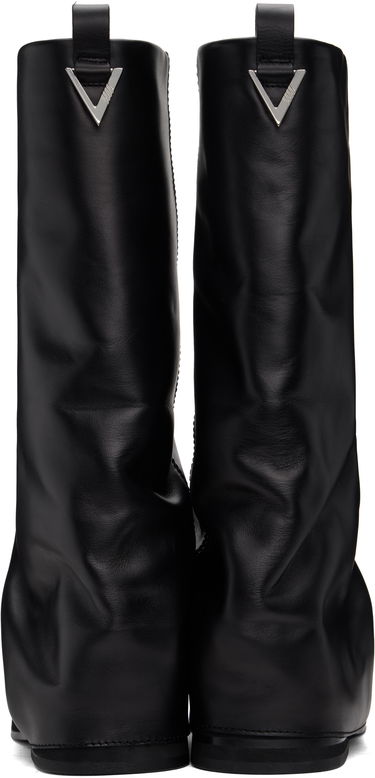 Obleke The Attico Attico Robin Slouch Leather Boots Črna | 241WSH00798 LBT019AA, 1