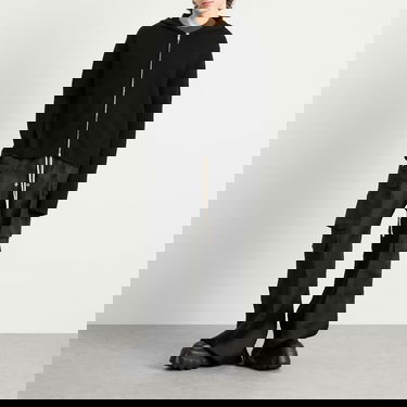 Pleteni pulover Rick Owens Rick Owens Knit Zip Hoodie Črna | RU02E1666-KWV-09, 4