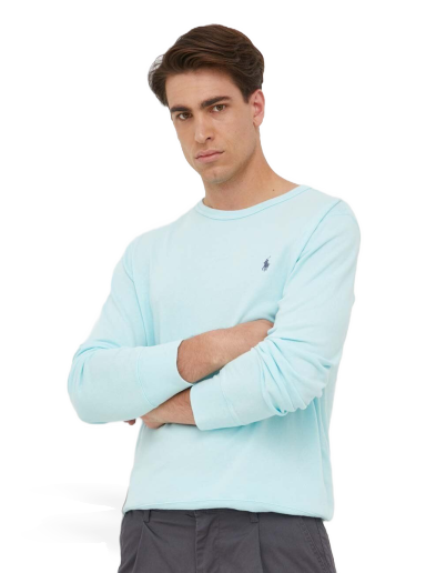 Pleteni pulover Polo by Ralph Lauren Polo Pony Motif Jumper Turkizna | 710899996
