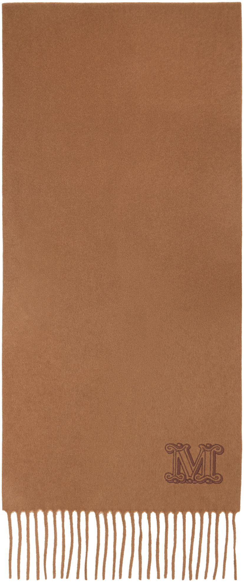 Šala Max Mara Dalia Scarf Rjava | 2524546312600