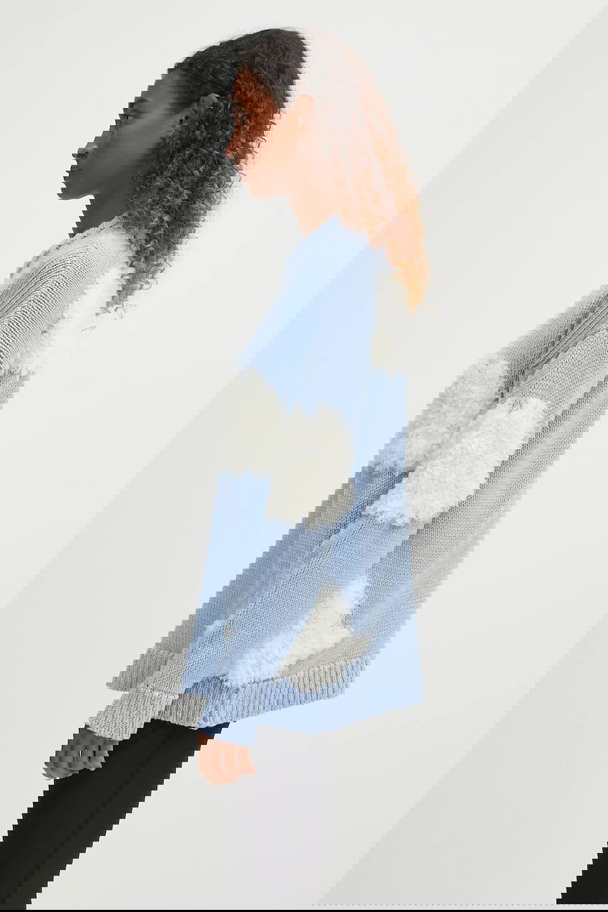 Pleteni pulover Fiorucci Fiorucci Cloud Knit Sweater Modra | W02SMKSW335KN05BL02, 1