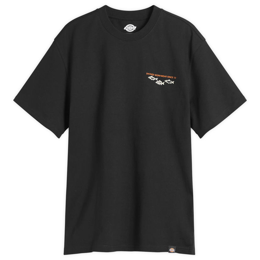 Majica Dickies Laryville Graphic T-Shirt, Size Large Črna | DK0A87QGBLK1