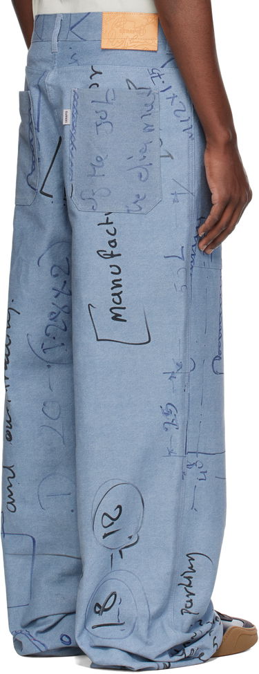 Kavbojke Serapis Serapis Engine Board Sailor Trousers Modra | SS25_WP_4, 2