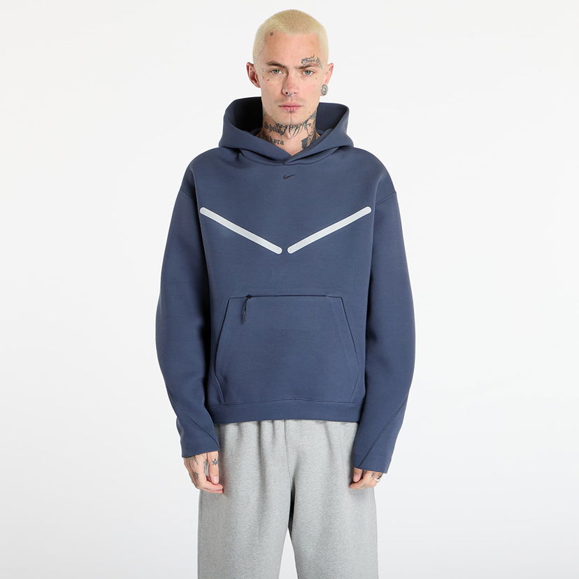 Pulover Nike Tech Pullover Hoodie with Reflective Accents Mornarica | HV1342-437