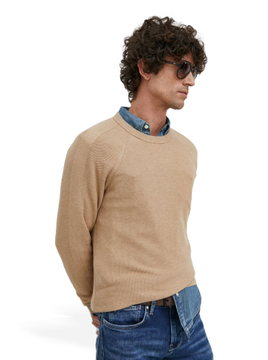 Pleteni pulover Michael Kors Sweater Bež | CR36074469