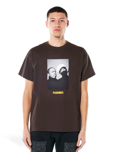 Majica Pleasures Vocabulary Tee Rjava | P22SP059-BROWN