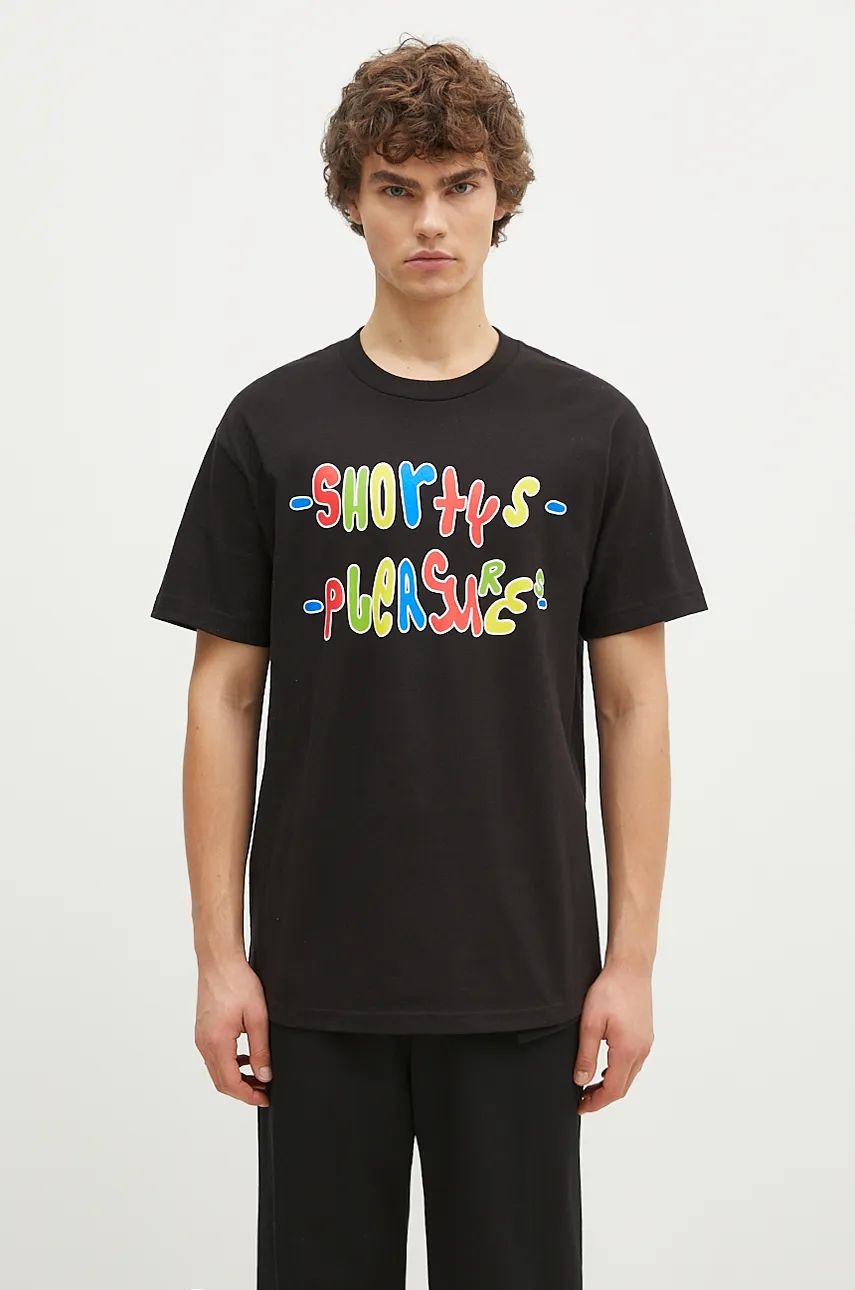 Majica Pleasures T-Shirt With Print Črna | P24F021, 0
