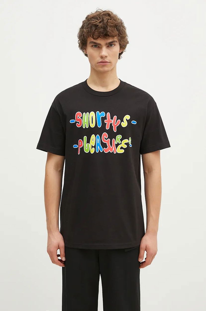 Majica Pleasures T-Shirt With Print Črna | P24F021