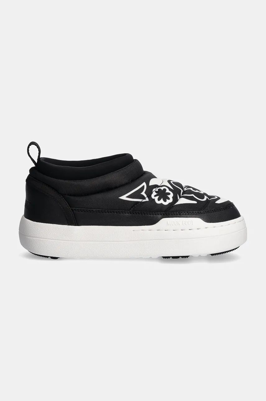 Superge in čevlji Moon Boot Park Soft Flower Črna | 80D2470030.NA02, 1