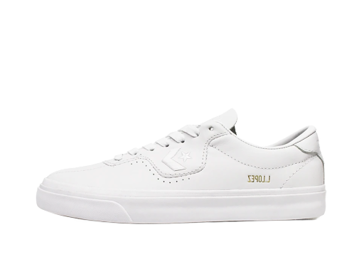 Skateboarding Converse Louie Lopez Pro Triple White Bela | 166845C
