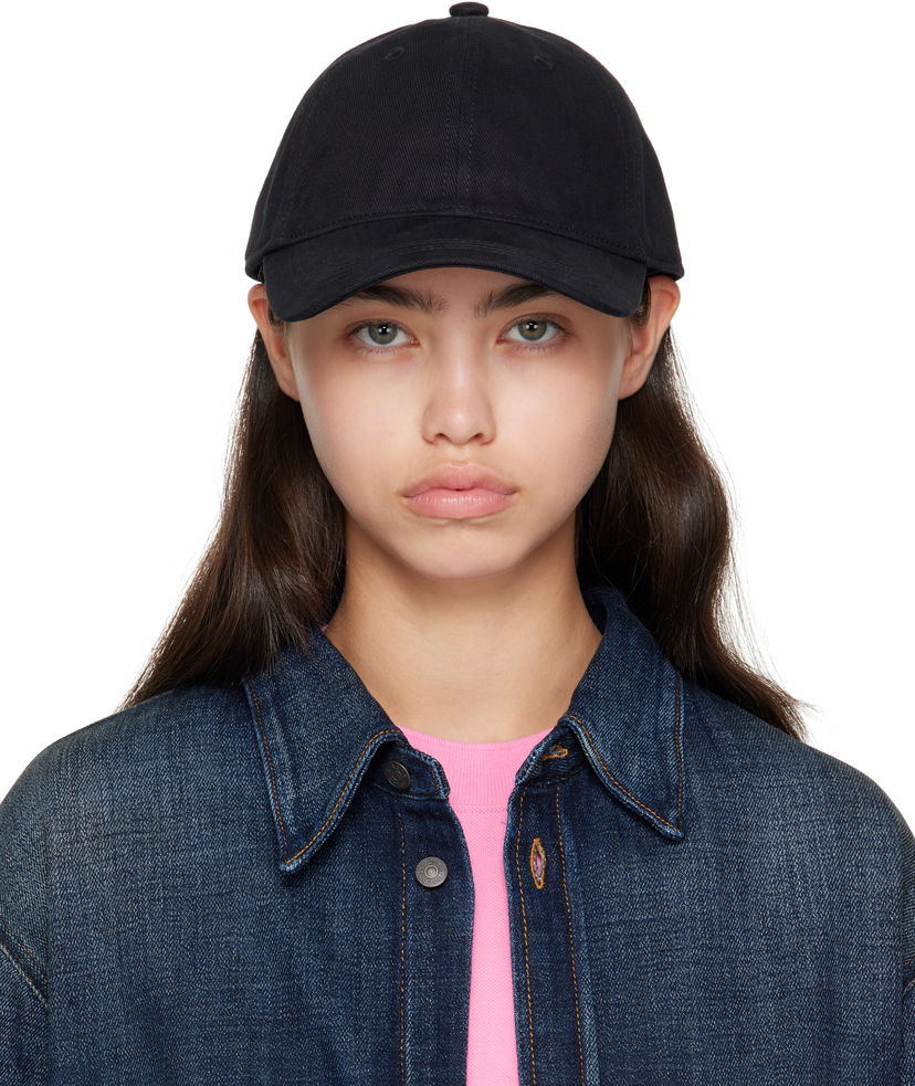 Kapa Acne Studios Acne Studios Twill Logo Cap Črna | C40420-