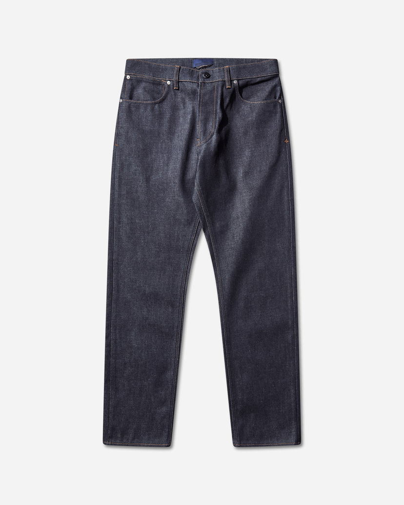 Kavbojke Stone Island Indigo Denim Raw Straight Jeans Mornarica | K2S15-J100005-S00J8 VJ200