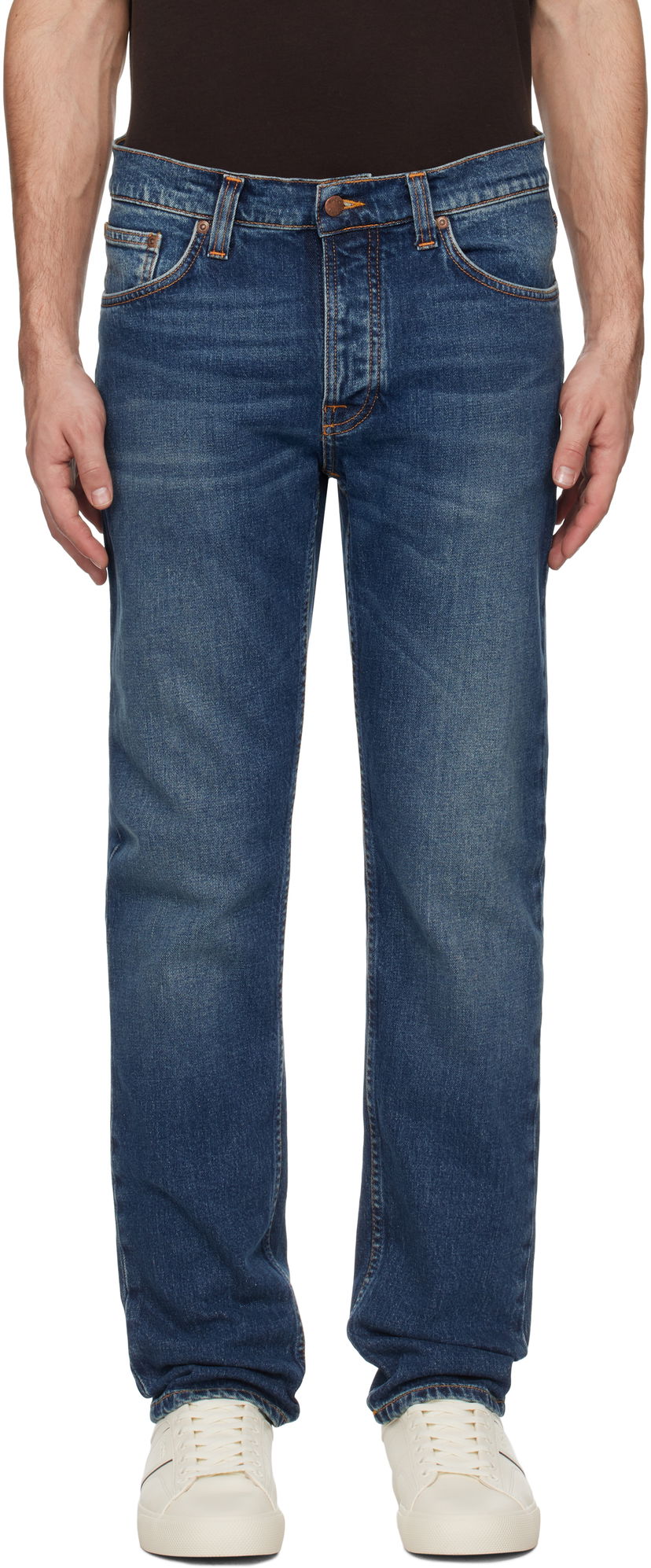 Kavbojke Nudie Jeans Ollie Jeans Modra | 114780