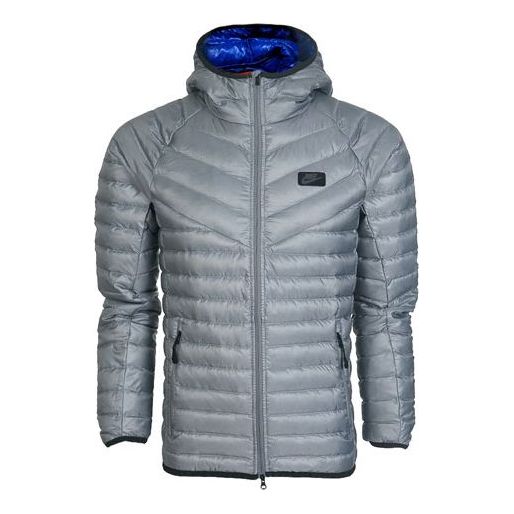Puhovka Nike Hooded Down Jacket Siva | 693534-065