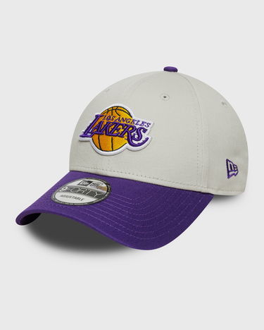Kapa New Era Los Angeles Lakers 9FORTY NBA Colour Block Adjustable Cap Bež | 60691266, 3