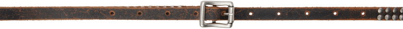 Pasovi R13 R13 Studded Skinny Belt Rjava | R13WA058-A009
