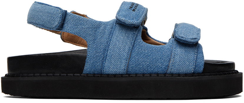 Superge in čevlji ISABEL MARANT Isabel Marant Madee Denim Sandals Črna | 23PSD0023FA-A1B89S