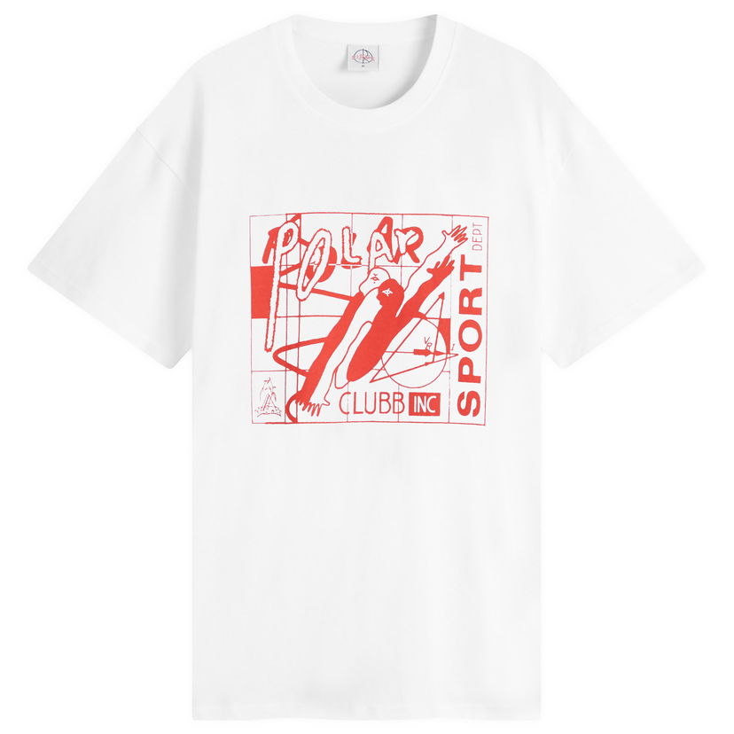 Majica Polar Skate Co. Clubb Inc Graphic T-Shirt - White Bela | PSC-W24-29