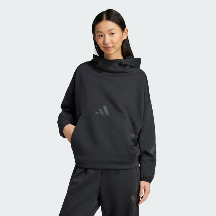 Pulover adidas Performance Z.N.E. Hooded Sweatshirt Črna | JE7860