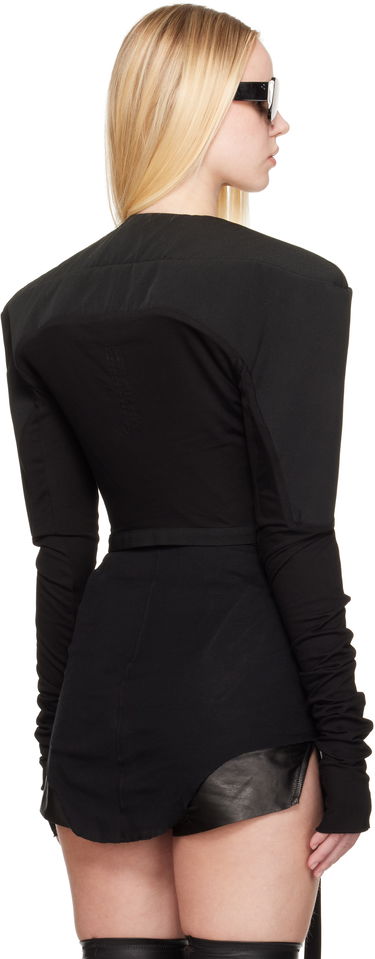 Jakna Rick Owens Rick Owens Hollywood Tight Blazer Črna | RO01E7275 PCVSJA, 2