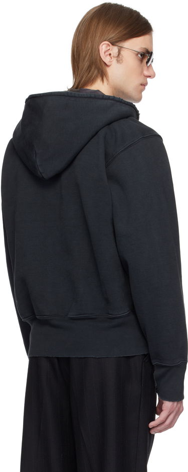 Pulover OUR LEGACY Our Legacy Relic Hoodie Črna | M2256RPB, 2