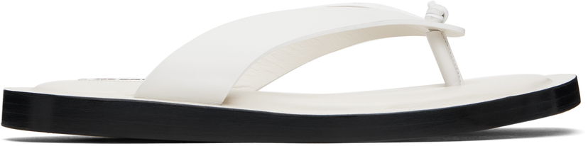 Oblačila Jil Sander Jil Sander Thong Sandals Bela | J44WX0012_P4942