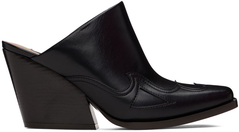 Superge in čevlji Stella McCartney Cowboy Cloudy Mules Črna | 810156AP00K0