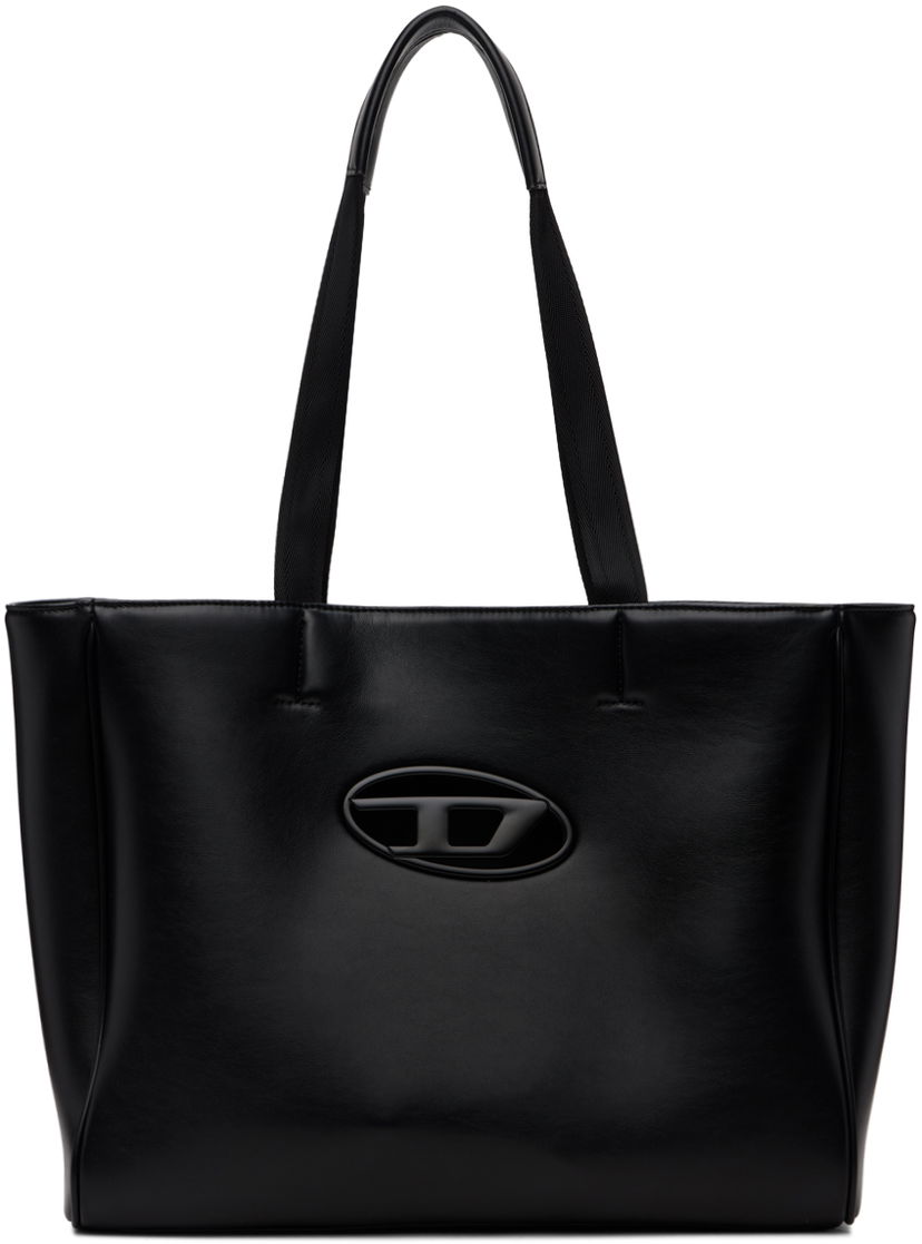 Tote bag Diesel Faux Leather Tote Bag Črna | X10100-P5925-T8013