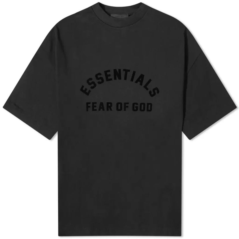 Majica Fear of God Essentials Printed Logo T-Shirt Črna | 125SP242004F