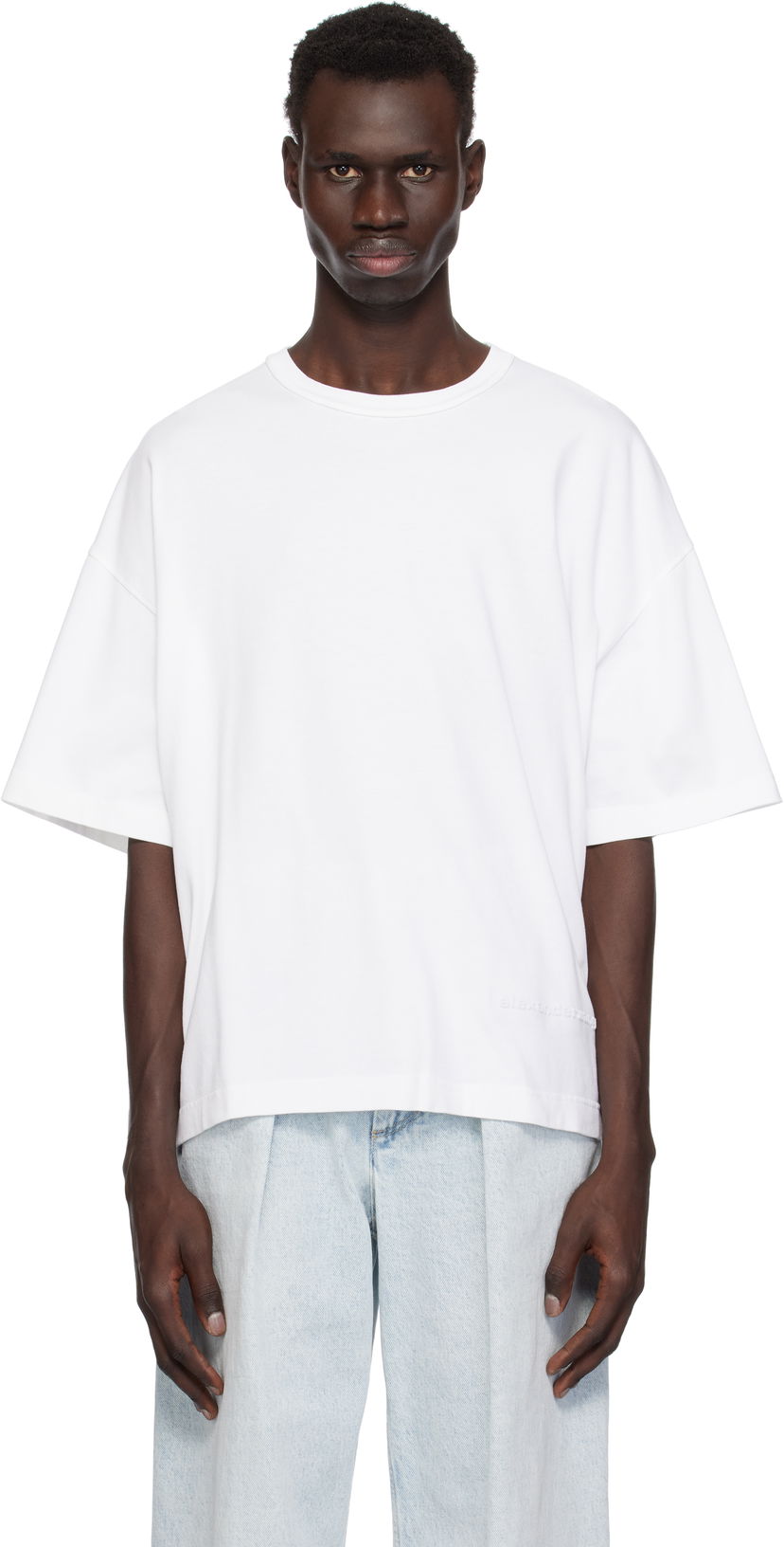 Majica Alexander Wang Alexander Wang Logo T-Shirt Bela | 6CC1251075
