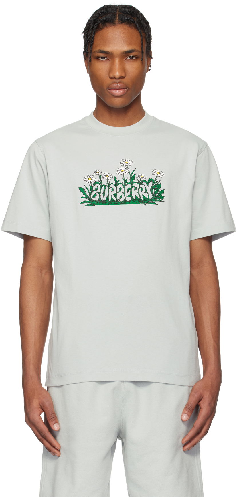 Majica Burberry Burberry Daisy Logo Graphic T-Shirt Siva | 8104901