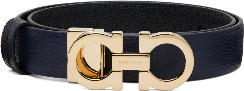 Pasovi FERRAGAMO Ferragamo Reversible Belt Črna | 673955