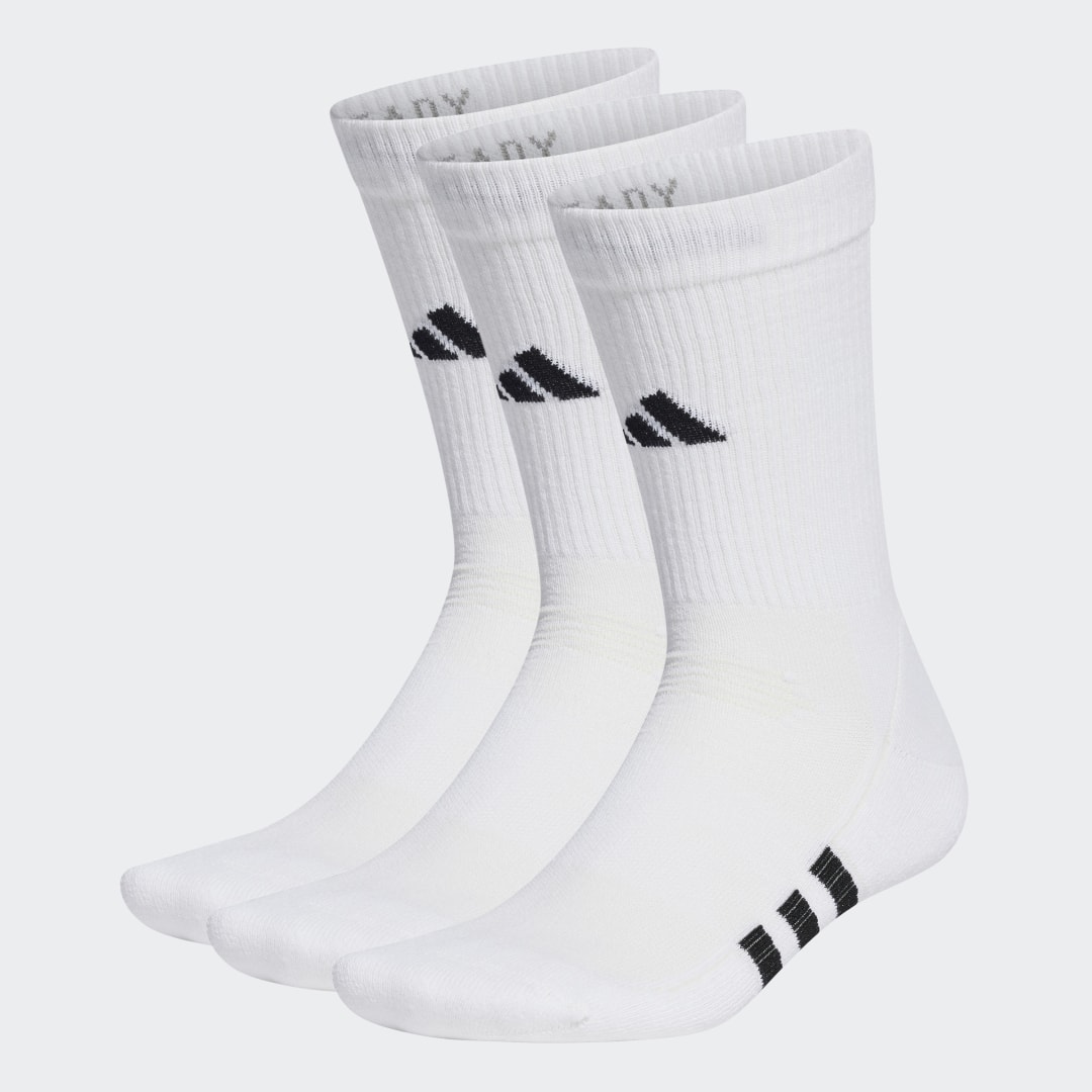 Nogavice adidas Performance Performance Cushioned Crew 3 Pairs Bela | HT3452, 1
