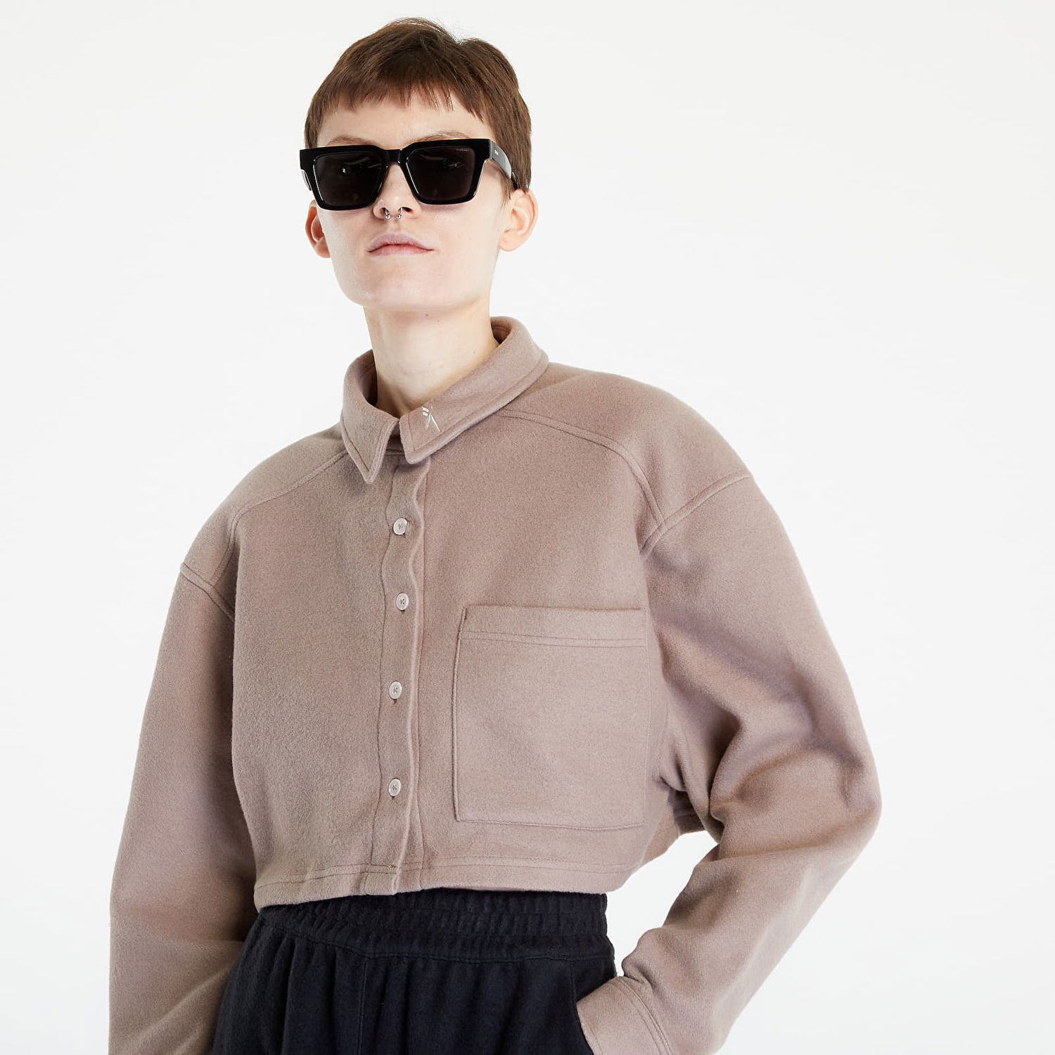 Pulover Reebok Classics Reverse Fleece Layer Sweathirts Bež | HS0388, 0